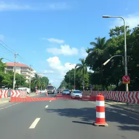interdição da alça da Raposo Tavares