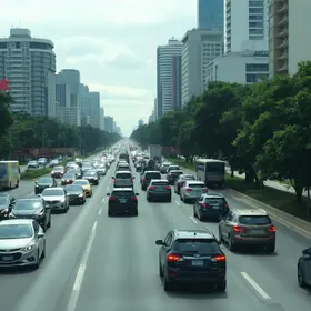 trânsito em São Paulo