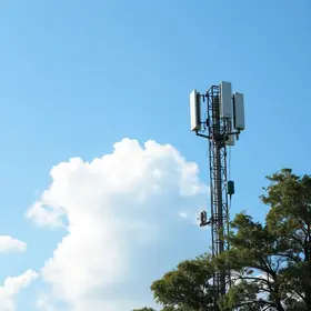 torres de sinal de celular na Raposo Tavares