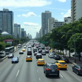 trânsito em São Paulo