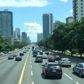 trânsito em São Paulo